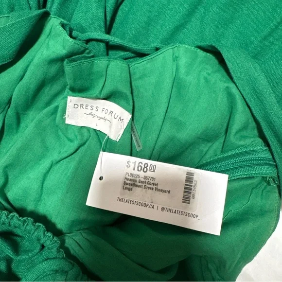 The Latest Scoop Heaven Sent Corset Sweetheart Dress L - Picture 7 of 7